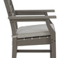 Visola - Arm Chair With Cushion (Set of 2) - Gray