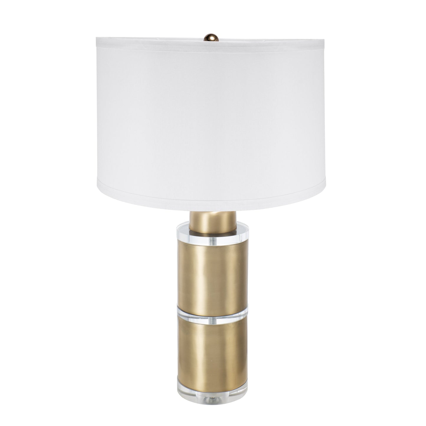 Elegant Table Lamp with Drum Shade
