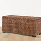 Woven Rattan Wicker Solid Wood Banana Leaf Storage Trunk