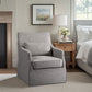 Skirted Swivel Chair