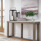 Loyaska - Sofa Table - Brown / Ivory