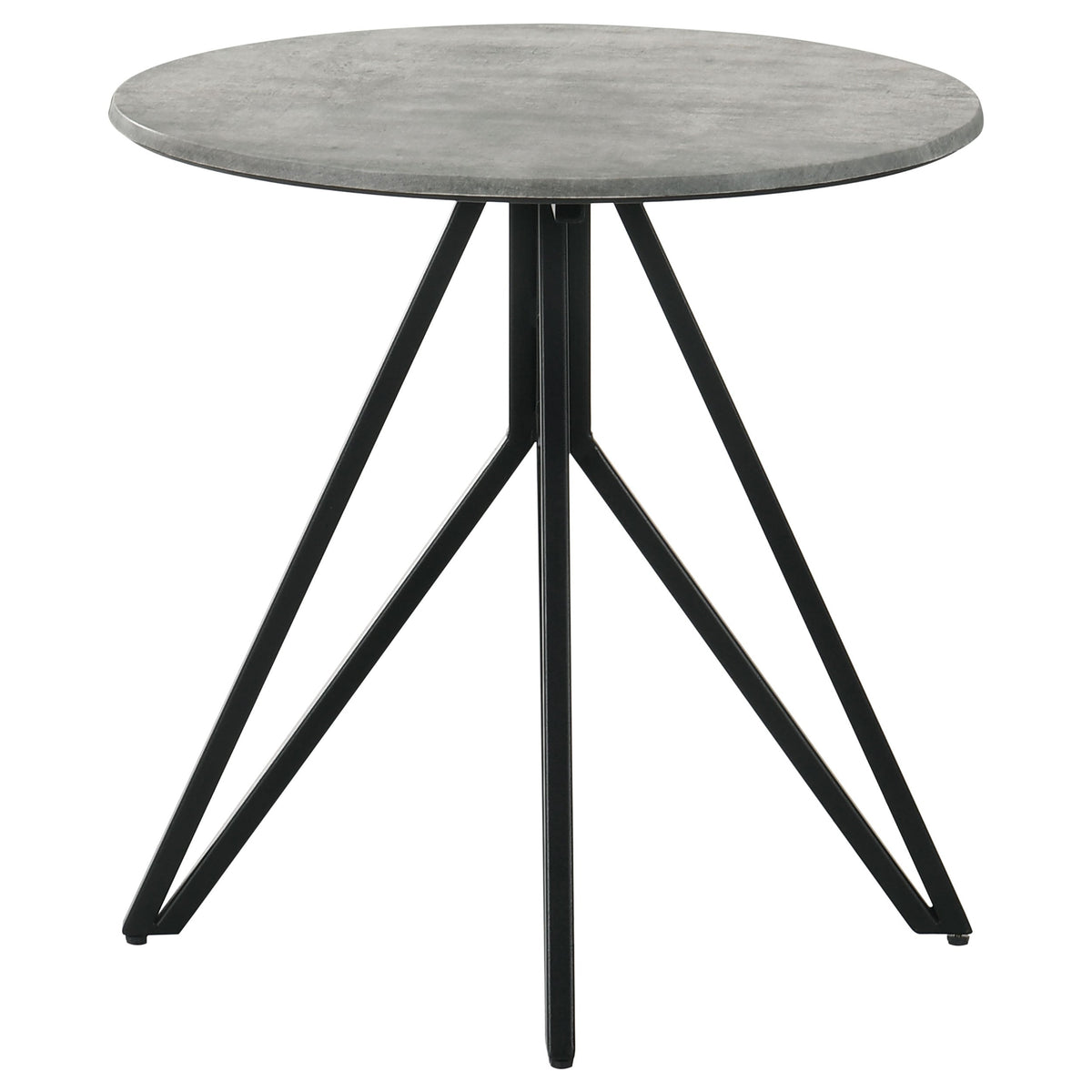 Garfield Cement 2-Piece Round SmartTop Coffee and End Table Set