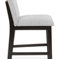 Neymorton - Upholstered Barstool (Set of 2) - Dark Grayish Brown - view 4