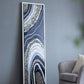 Elongated Landscape Rectangle Framed Oil Painting