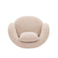 Siri Upholstered Lounge Chair in Wheat