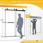 Frameless Double Sliding Shower Door 56-60" W x 74" H