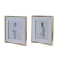 Ballet Dancer Art Prints Set of 2