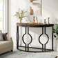 Half Moon Console Table for Entryway