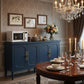 58.9" Blue Buffet Cabinet