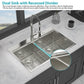 Topmount Drop-In Kitchen Sink - 33"x22" Double Bowl