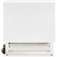 Gardoni - Chair Side End Table - White / Black