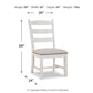 Valebeck - Dining UPH Side Chair (Set of 2) - Beige / White