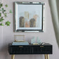 S/2 23.6x23.6" Kaiden Crystal Mirror Framed Wall Art