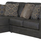 Denali - Italian Leather Match Sectional