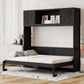 Full Size Murphy Bed with Storage Cabinets
