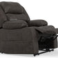 Tucker - Power Lift Recliner With Heat & Massage - Steel