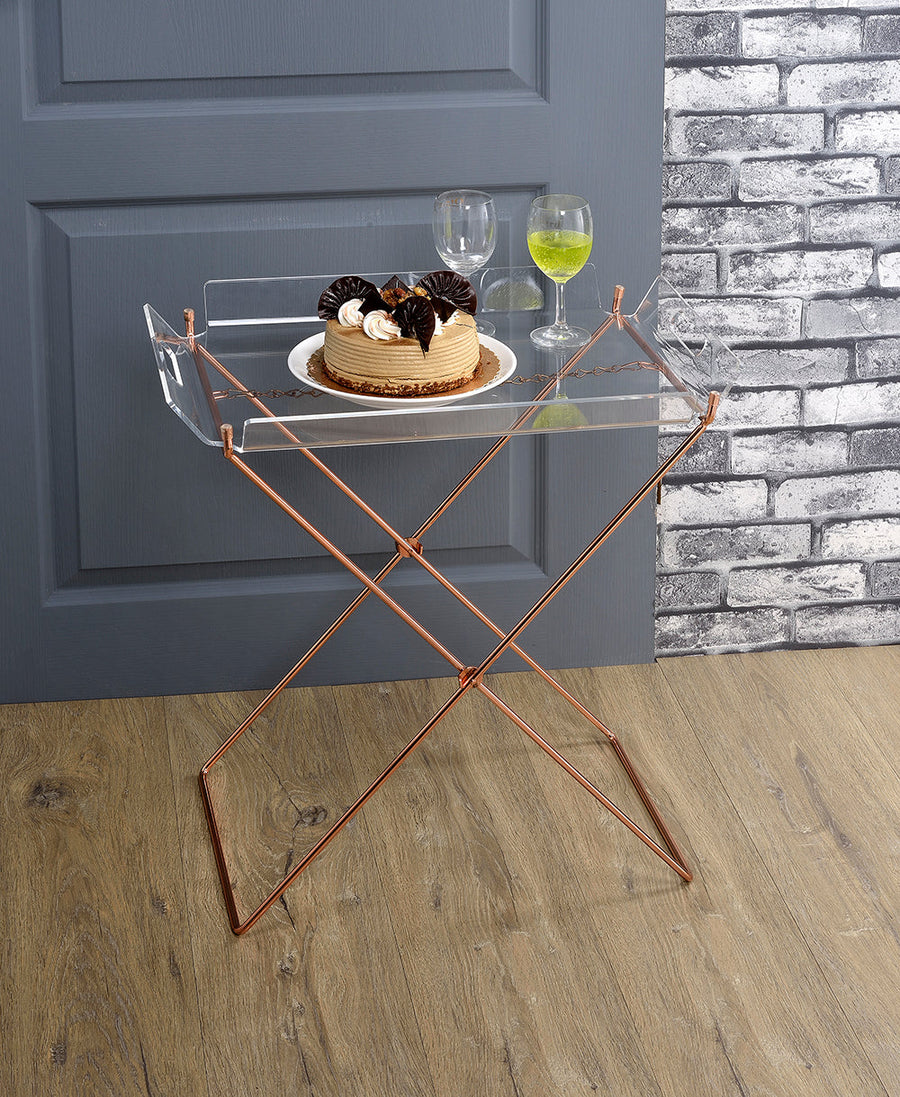 Cercie Clear Acrylic Tray Table