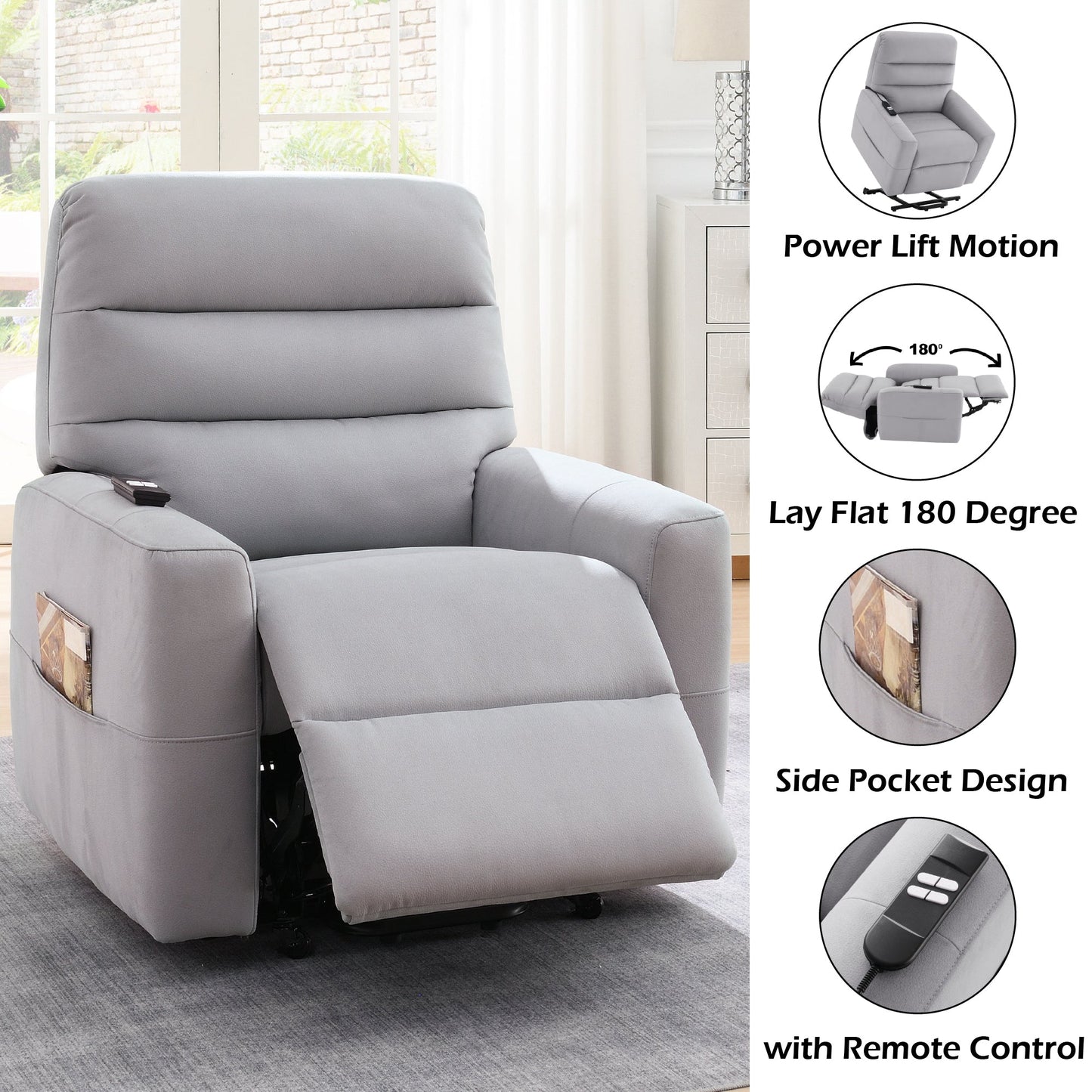 Freddie Power Motion Glider Recliner