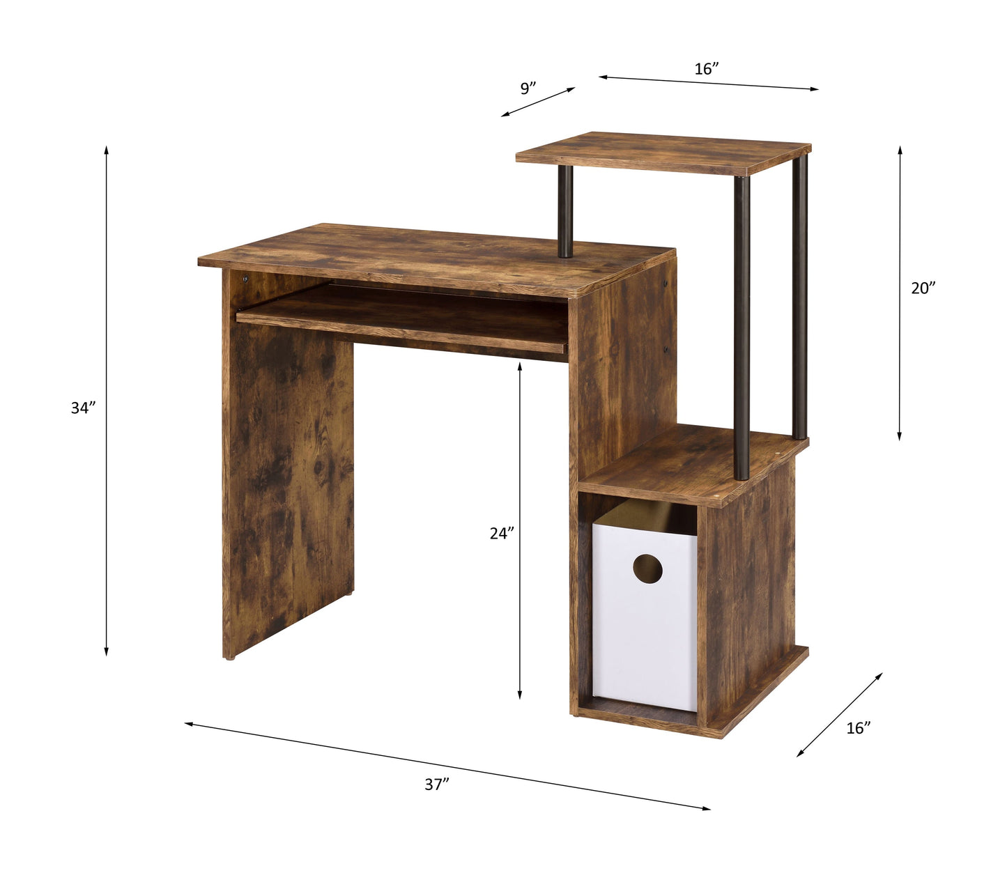 Lyphre Weathered Desk