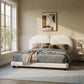 Extra Thick Upholstered Platform Bed Frame