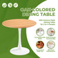 31.5" Oak Color Top Tulip Table