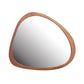 Solid Wood Asymmetrical Wall Mirror - 45 Inch