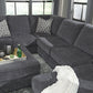 Tracling - Oversized Accent Ottoman - Slate