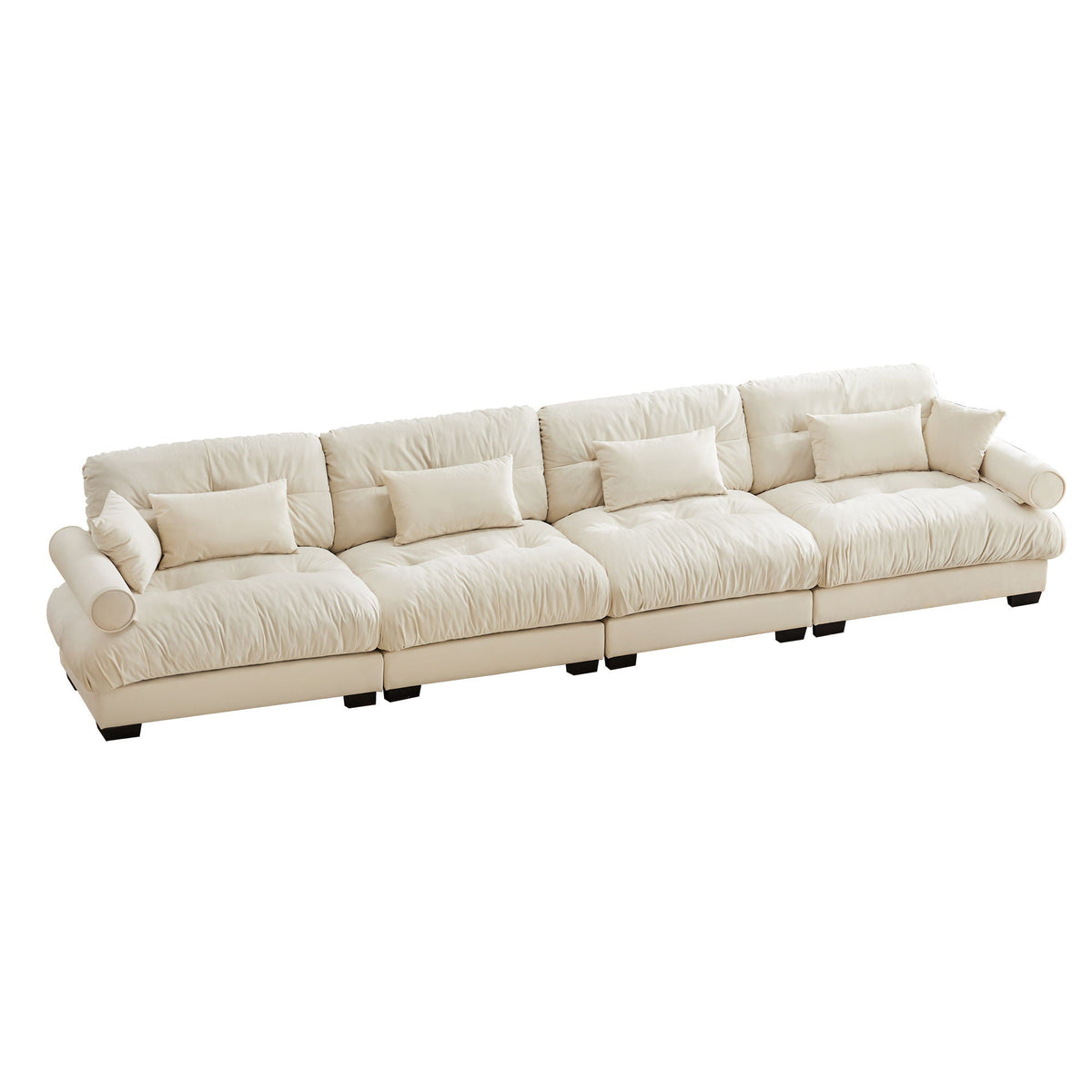 Super Comfort Oversized Modular Sectional Sofa, Deep Seat Convertible L Shaped Couch - view 12