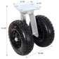 10-Inch Dual Air Wheels Swivel Caster