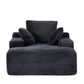 Oversized Chaise Lounge Chair Cozy Cloud Couch With 3 Throw Pillows And Wide Armrest - view 4