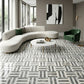 12x12 White Gray Waterjet Marble Tiles