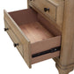 2 Drawer Nightstand With USB Charging Ports