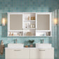 55-Inch Wall-Mount 2-in-1 Mirror Cabinet