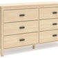Cabinella - Six Drawer Dresser - Tan