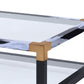Lafty Clear Glass Coffee Table