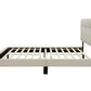 Full Sized Upholstered Bed in a Box with USB
