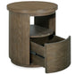 Bosley - Round End Table - Porpoise