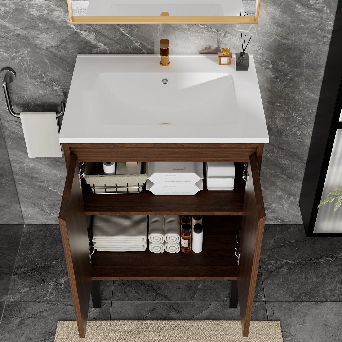 24 Inch Bathroom Vanity With Sink