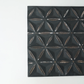 Black Square Shape Handcrafted MDF Wall Decor – 16"x16" Elegant Home Accent