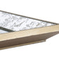 Antique Rectangle Mirror with Floral Accents