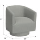 Gray Swivel Accent Chair