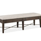 Westley Falls - Bench With Upholstered Seat - Graphite