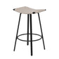 Backless Handwoven Kitchen Dining Bar Stools Set of 2