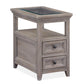 Paxton Place - Chairside End Table - Dovetail Gray
