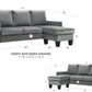 Jessica G0511-SCH Sofa Chaise