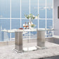 Cyrene - Dining Table - Clear Glass Top & Stainless Steel