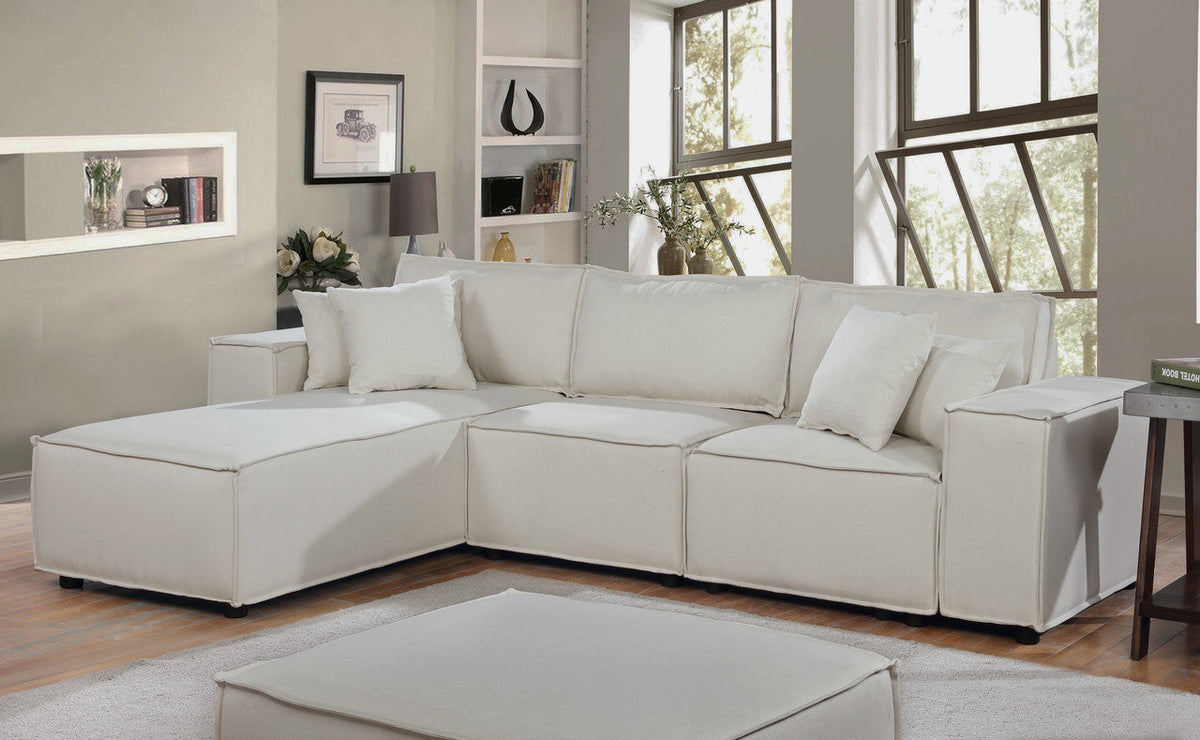 Harvey 104" Sofa with Reversible Chaise