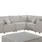 Melrose 99" Modular Sectional Sofa with Ottoman