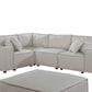 Melrose 99" Modular Sectional Sofa with Ottoman