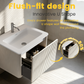 Etna 24" Striped Soft Bathroom Vanity